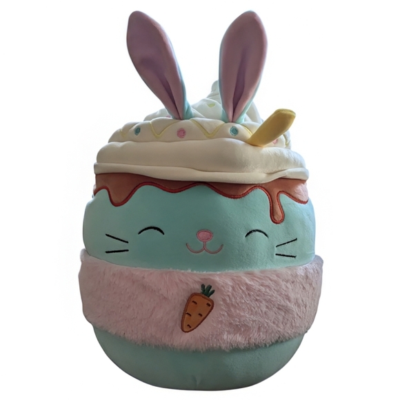 NEW Squishmallows Eaton the Latte Bunny - Picture 1 of 4